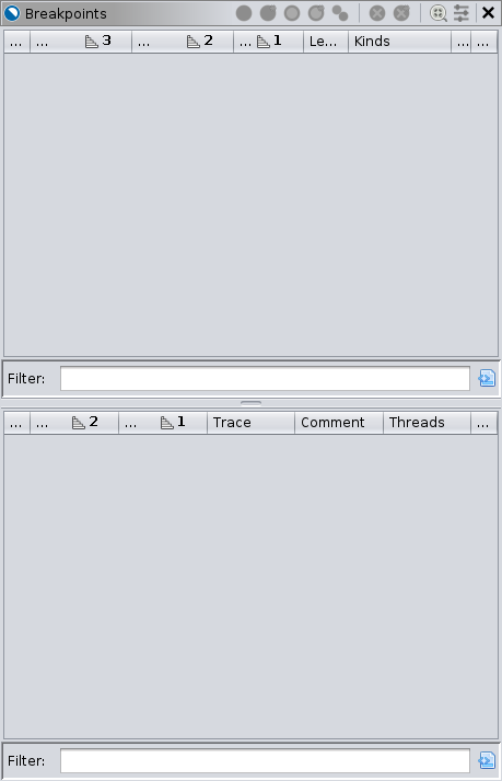 The breakpoints window